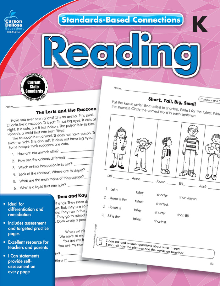 Reading Grade K Ebook