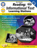 Reading Informational Text Learning Stations Ebook