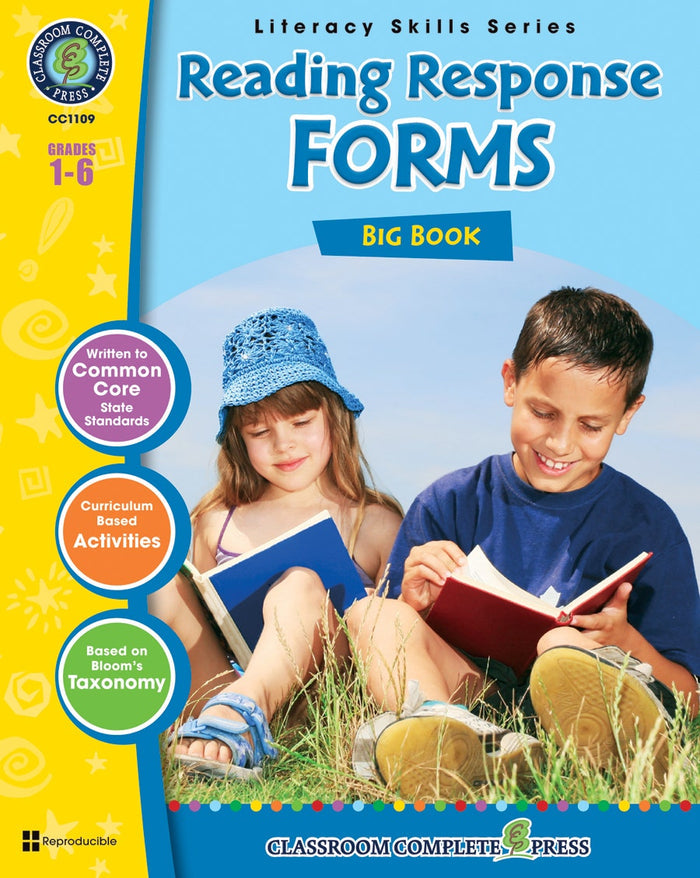Reading Response Forms Big Book Gr. 1-6 Ebook