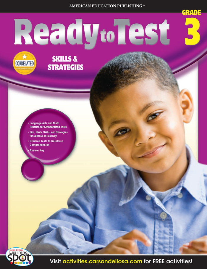 Ready to Test Language Arts and Math (Grade 3) Ebook