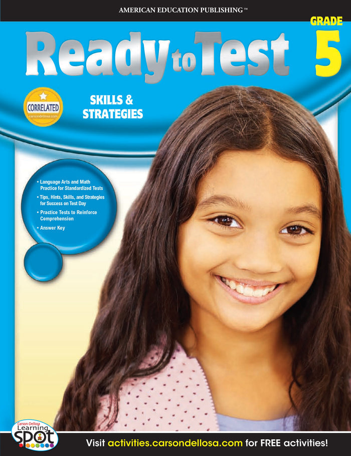 Ready to Test Language Arts and Math (Grade 5) Ebook