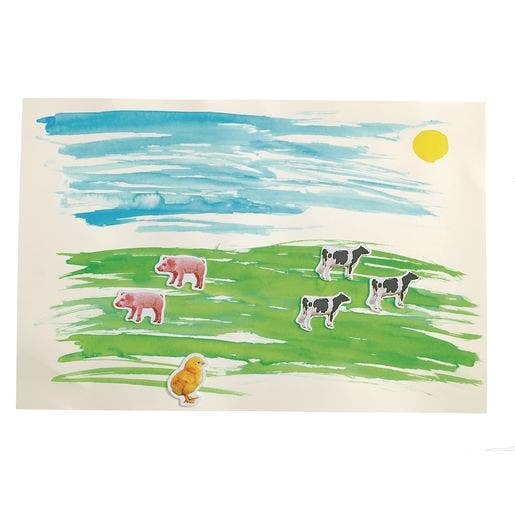 Real Photo Animal Foam Stickers 250 Pc