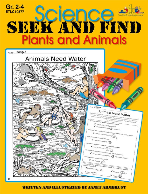 Science Seek and Find Plants and Animals Ebook