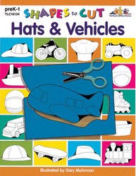 Shapes to Cut: Hats & Vehicles Ebook