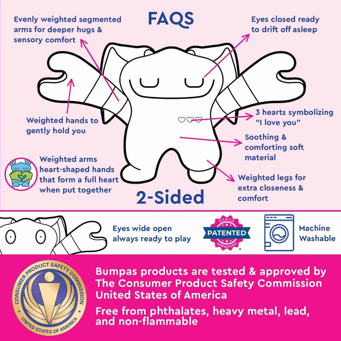 Shloof Bumpas Weighted Plush Character 14in
