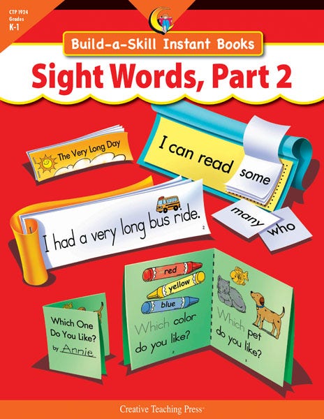 Sight Words Part 2 Build-a-skill Instant Books Ebook