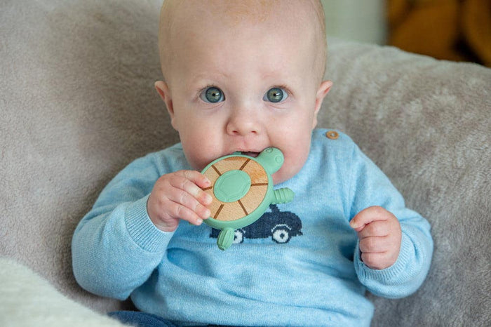 Silisoft Turtle Teether Neutral