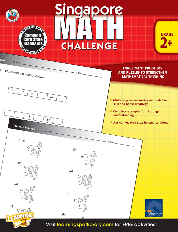 Singapore Math Challenge: Grades 2-5 Ebook