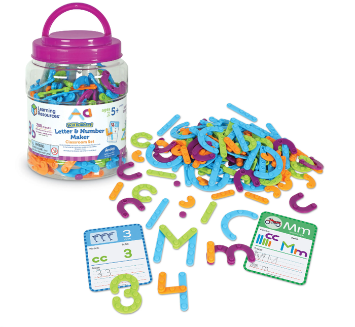 Skill Builders! Letter & Number Maker Classroom Set