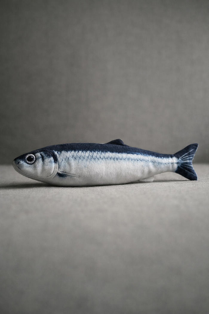 Soft Stuffed Fish Toy for Cats — side_view