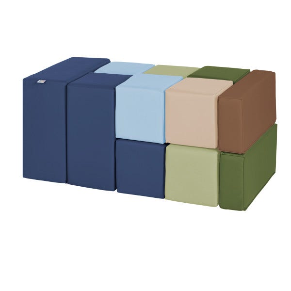 SoftScape Big Block Set Earthtone 12-piece