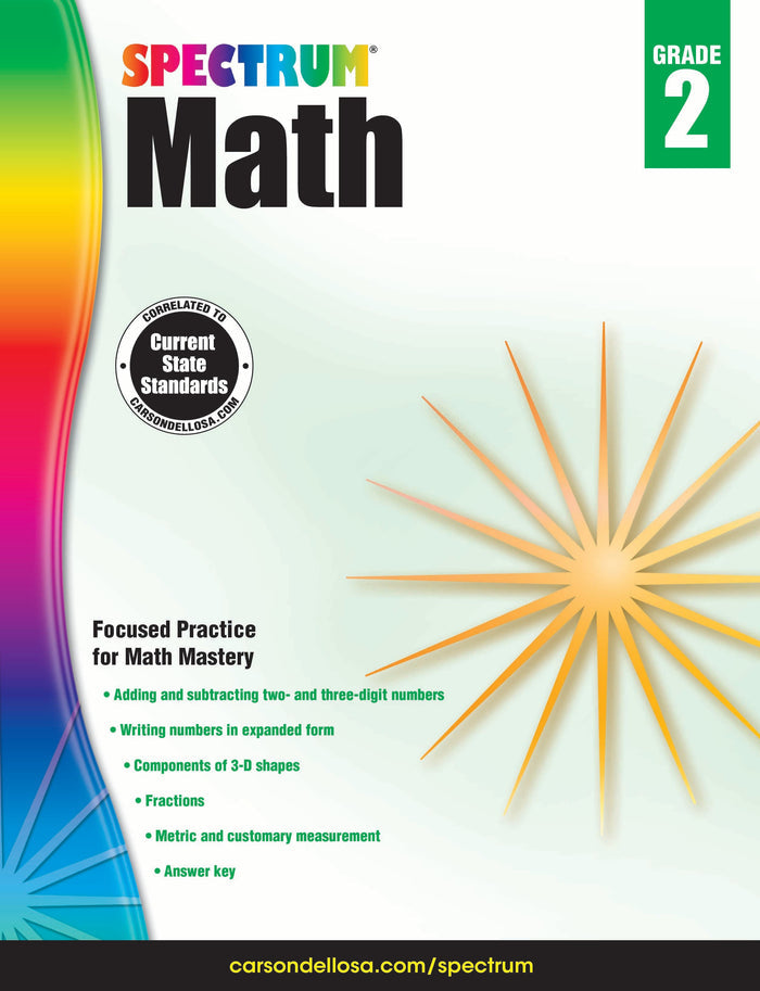 Spectrum Math Grade 2 Ebook