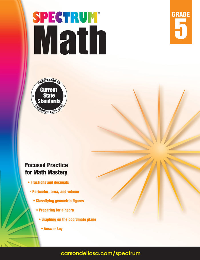 Spectrum Math Grade 5 Ebook