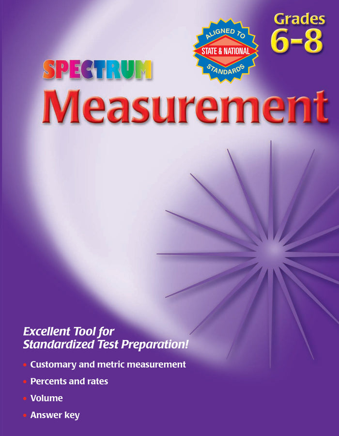 Spectrum Measurement (Grades 6-8) Ebook