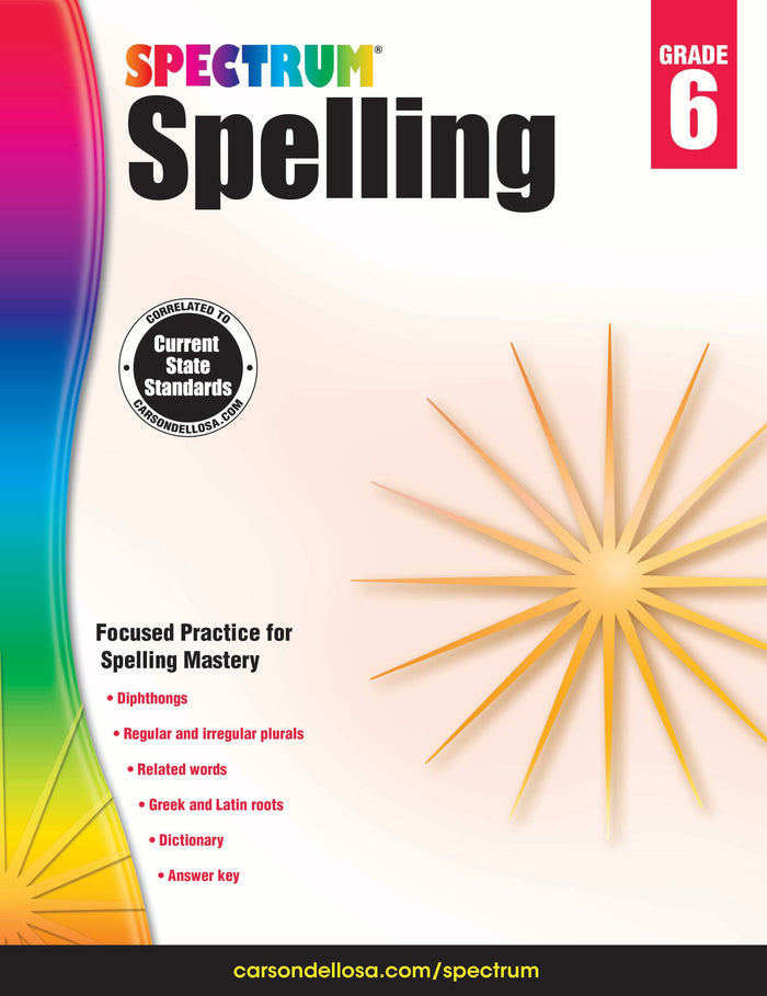 Spectrum Spelling Grade 6 Ebook