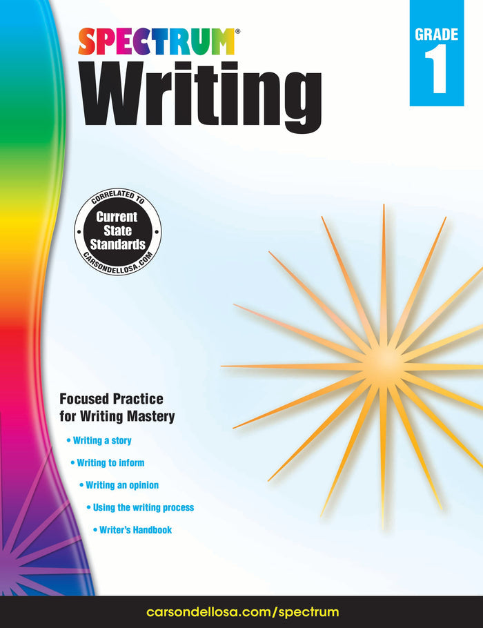 Spectrum Writing Grade 1 Ebook