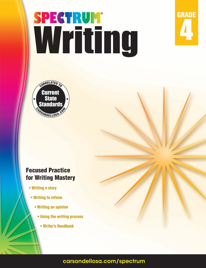 Spectrum Writing Grade 4 Ebook