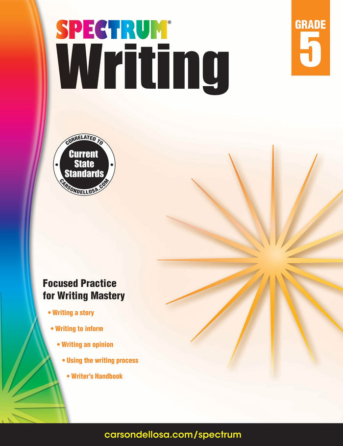 Spectrum Writing Grade 5 Ebook