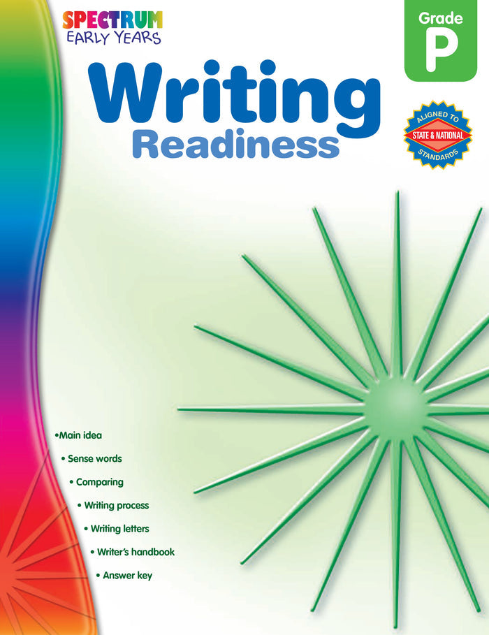 Spectrum Writing Readiness Ebook