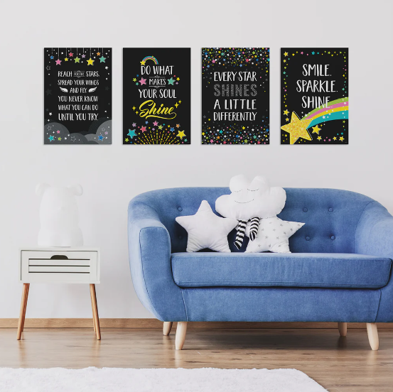 Star Bright Inspire U 4-Poster Pack