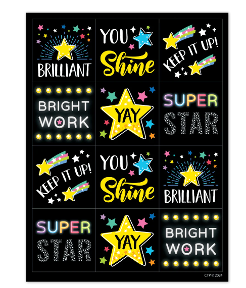 Star Bright Rewards Reward Stickers