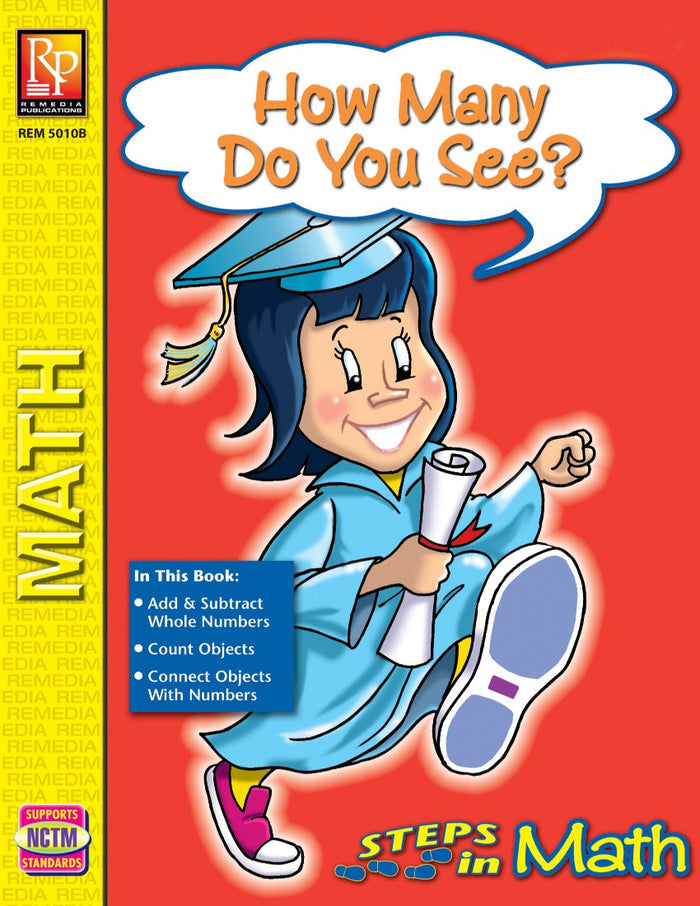 Steps in Math: How Many Do You See? Ebook