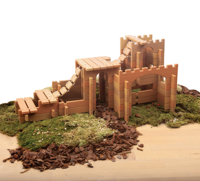 Tabletop Notch Blocks Western 129 pc