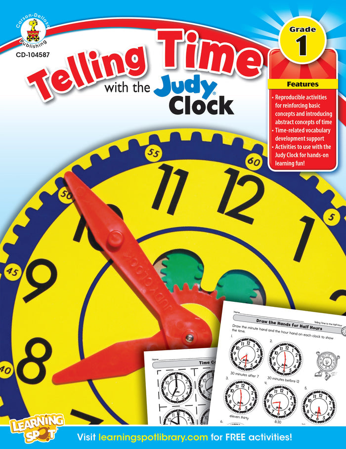Telling Time with the Judy Clock: Grade 1 Ebook