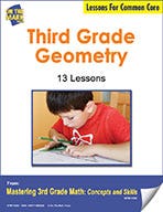 Third Grade Geometry Lesson for Common Core (eLesson eBook)