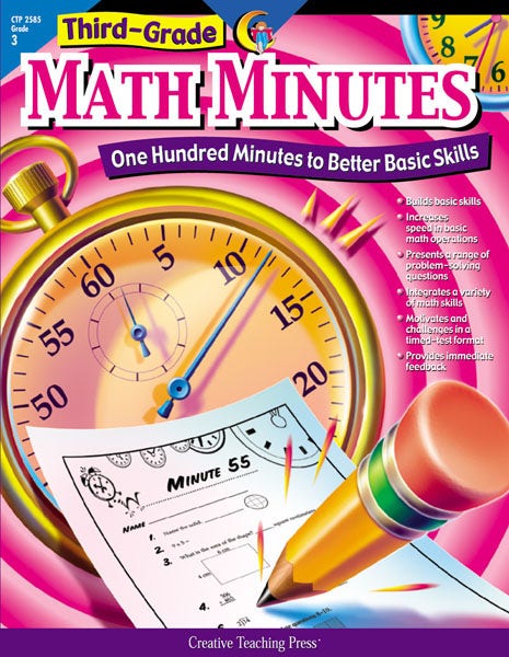 Third-Grade Math Minutes (Enhanced eBook) Ebook