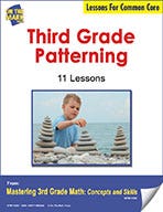 Third Grade Patterning Lesson for Common Core (eLesson eBook