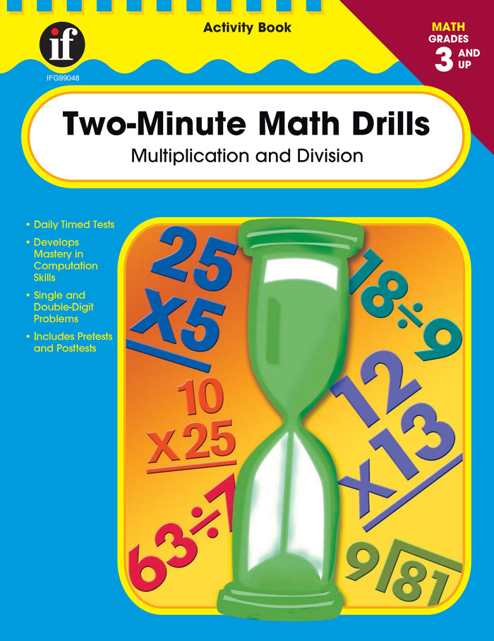 Two-Minute Math Drills (Grades 3-5) Ebook