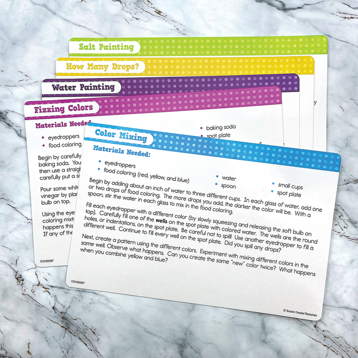 Up-Close Science Eyedroppers and Spot Plates Activity Set