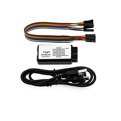 USB Logic Analyzer ARMFPGA Debugging Tool 24MHz Sampling 8 Channels with USB Cable