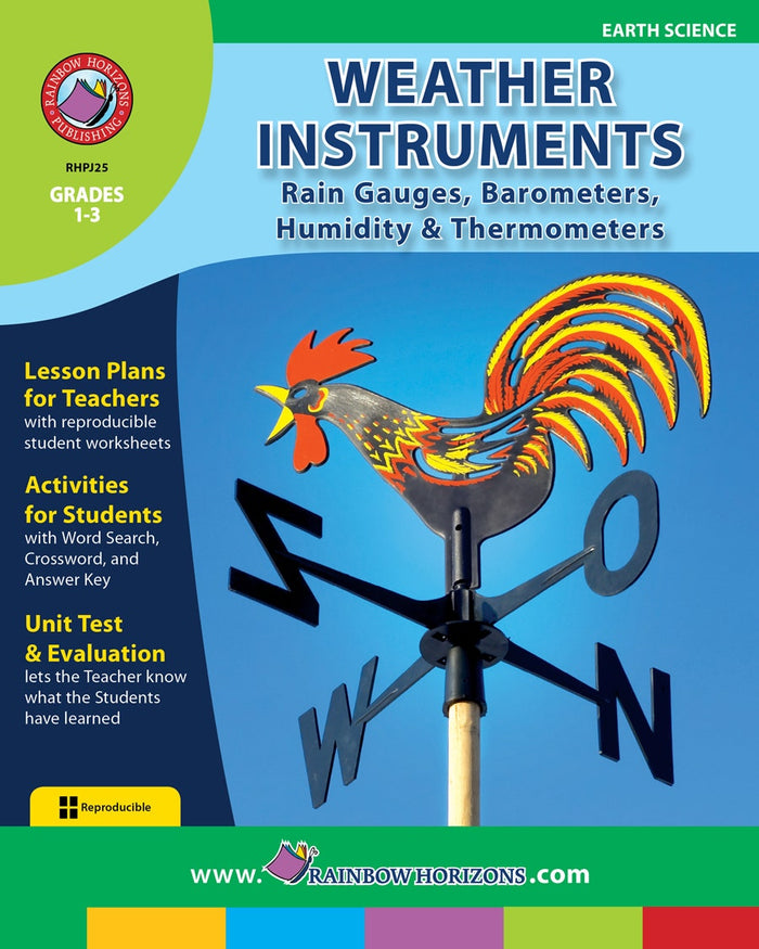 Weather Instruments: Rain Gauges Barometers Humidity & Therm