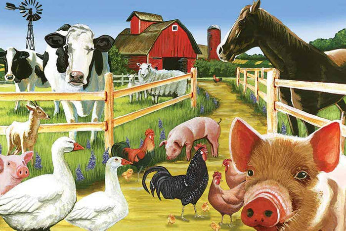 Welcome to the Farm 35 pc Floor Puzzle