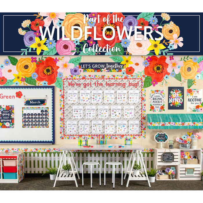 Wildflowers Flat Name Plates
