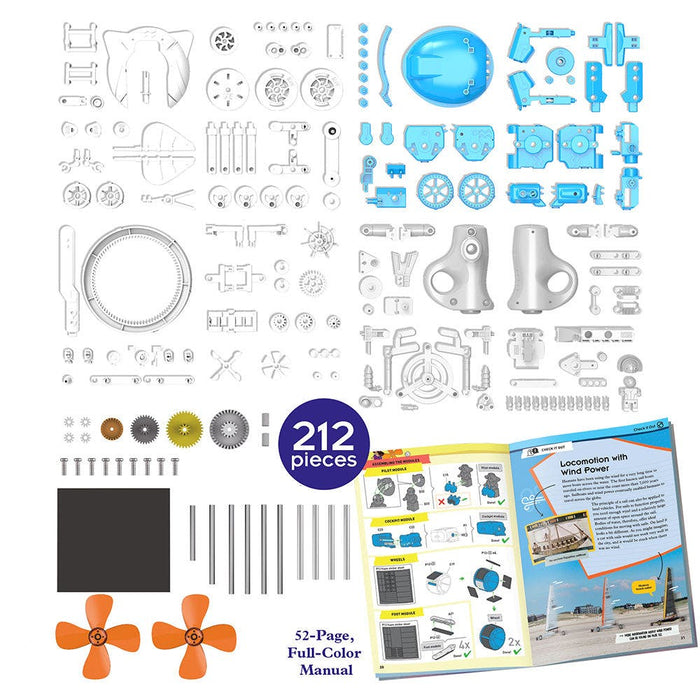 WindBots 6-in-1 Wind-Powered Machine Kit