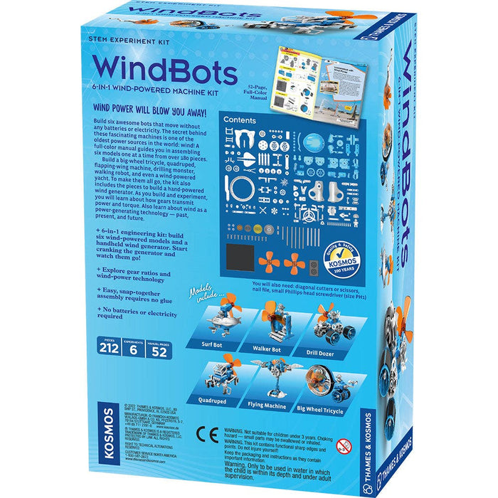 WindBots 6-in-1 Wind-Powered Machine Kit