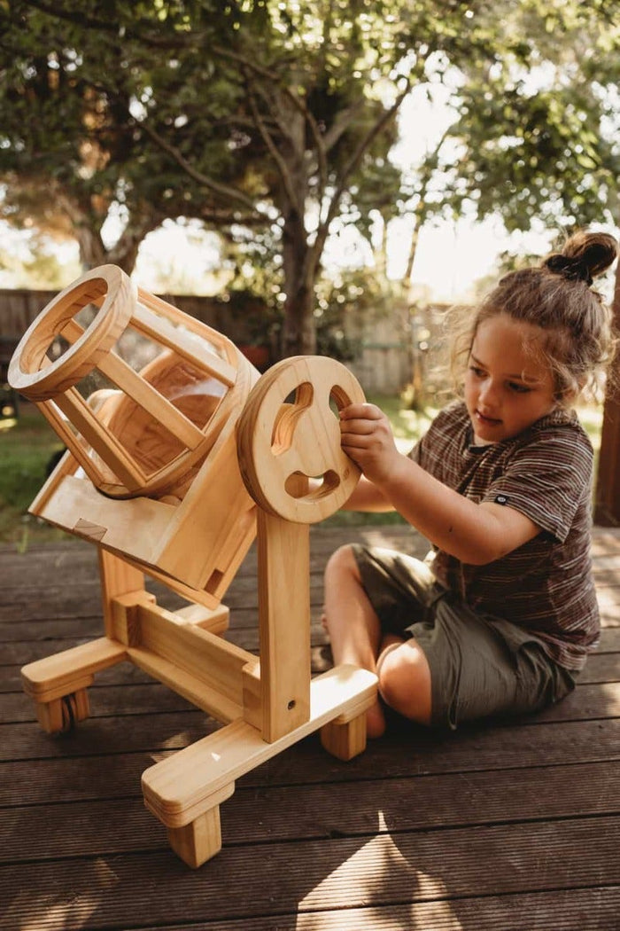 Wooden Cement Mixer