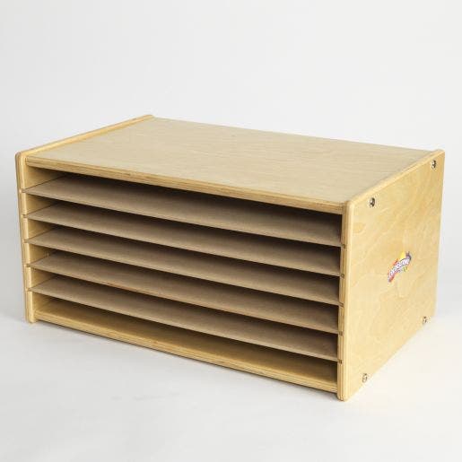 Wooden Construction Paper Storage