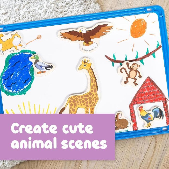 Wooden Magnets - Animals