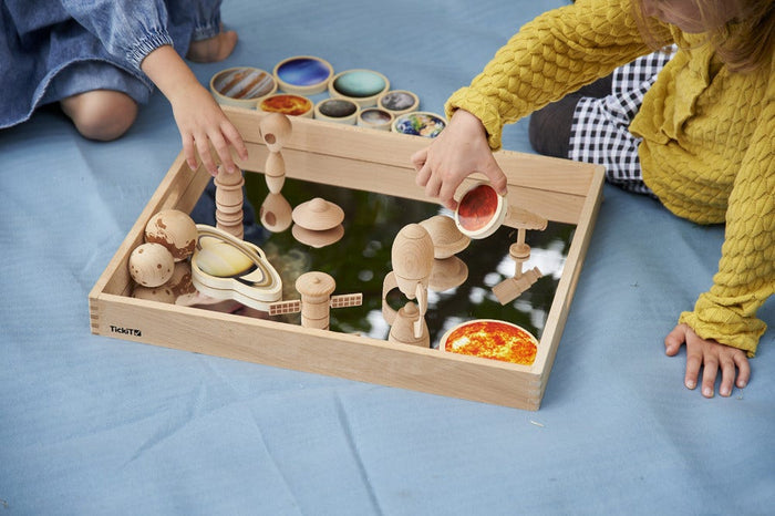Wooden Mirror Tray