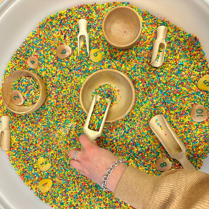 Wooden Scoops  6 pack