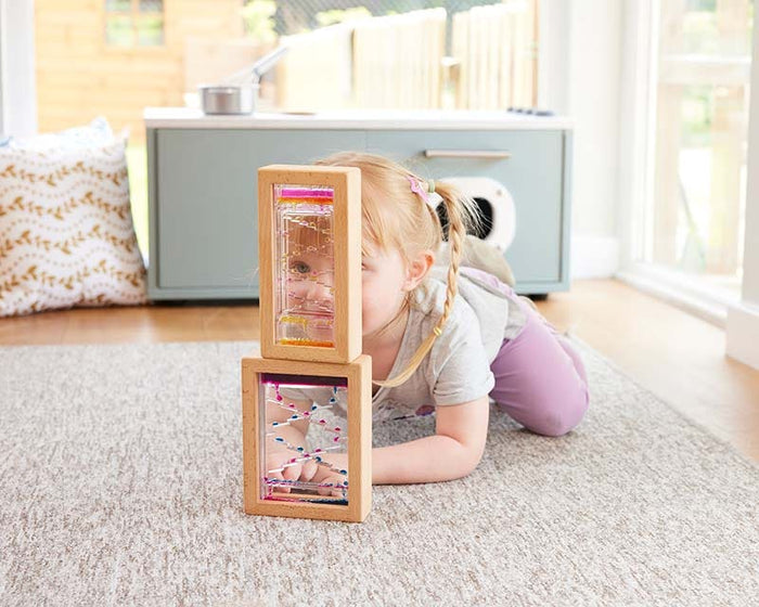 Wooden Sensory Liquid Blocks 4pk