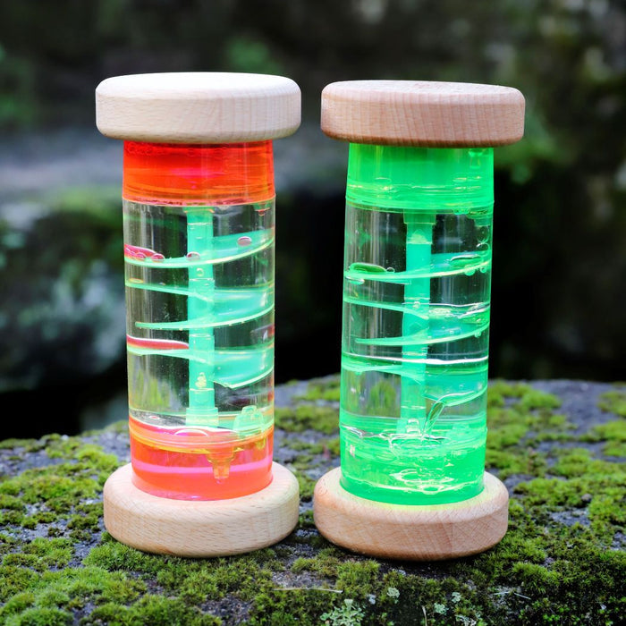 Wooden Sensory Liquid Cylinders 4pk
