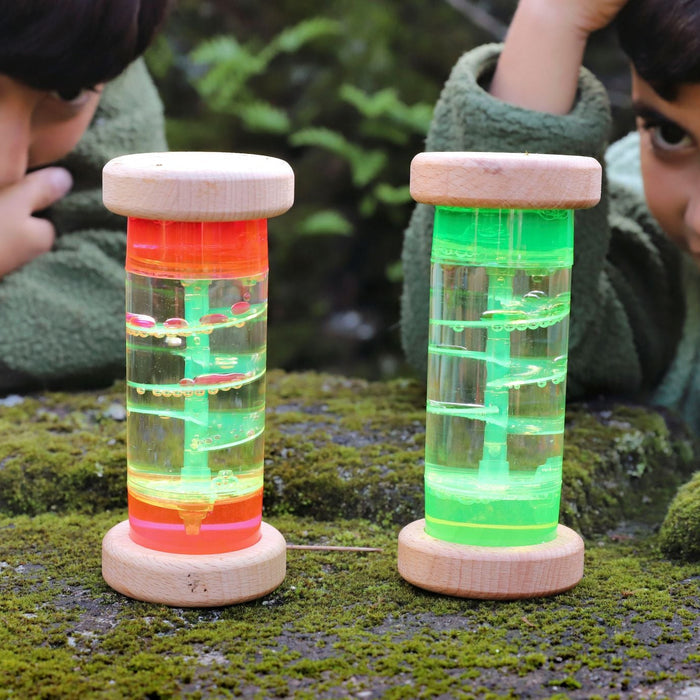 Wooden Sensory Liquid Cylinders 4pk