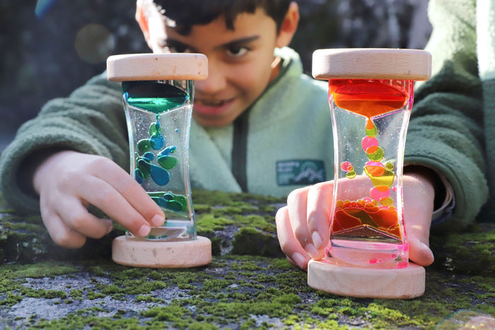 Wooden Sensory Liquid Cylinders 4pk