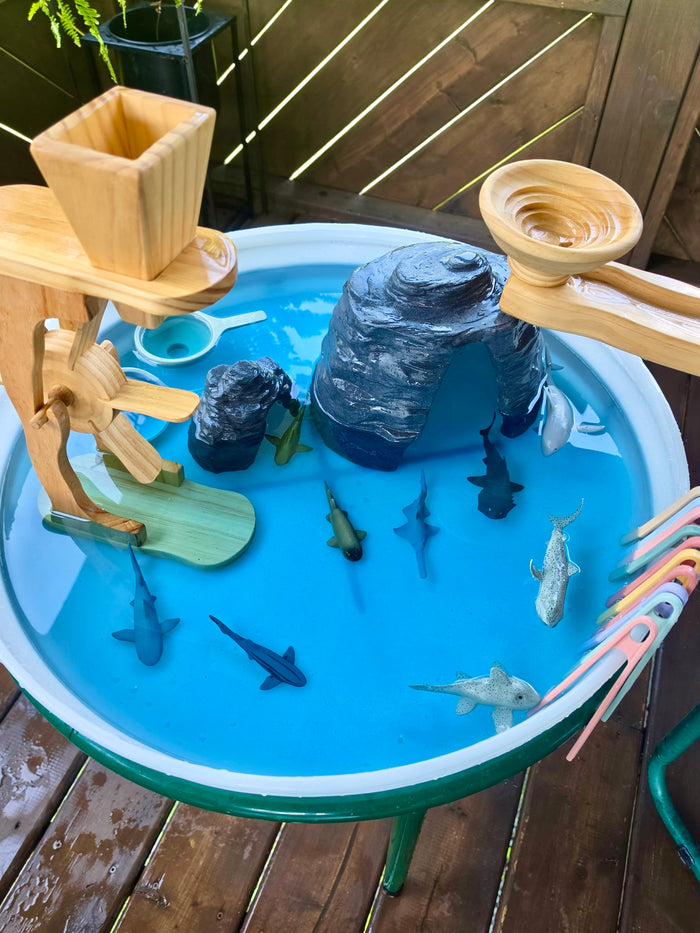 Wooden Water & Sand Wheel
