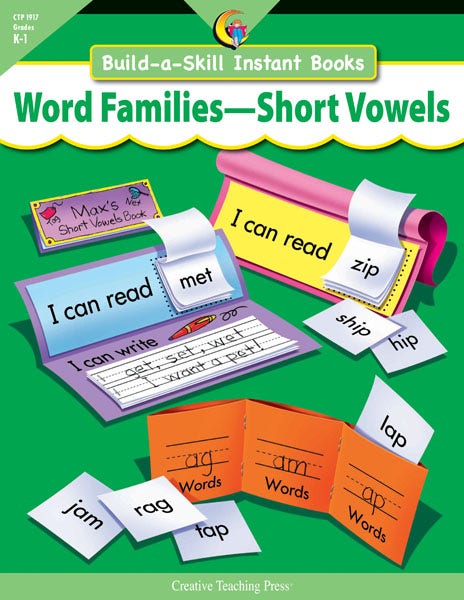 Word Families-short Vowels Build-a-skill Instant Books Ebook